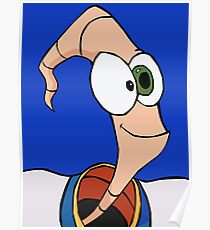 Earthworm Jim Poster