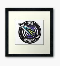 High Intensity Surf Framed Print