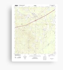 USGS TOPO Map Florida FL Ponce de Leon 20120801 TM Canvas Print