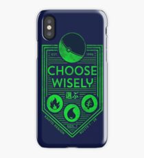 pokemon choose wisely iPhone Case/Skin