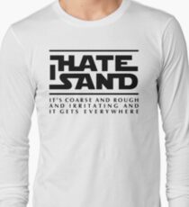 For sand haters (black) Long Sleeve T-Shirt