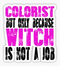 Colorist Witch Sticker