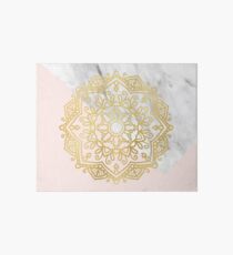 Vogue series - golden mandala Art Board