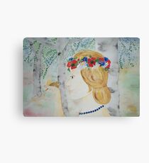 A bird in the hand Canvas Print
