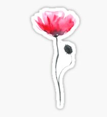 Mohn Sticker