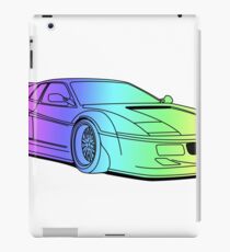 Cool car colourful iPad Case/Skin
