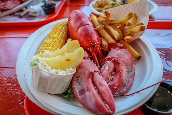 "Lobster Dinner Maine " Posters by TKPhotos | Redbubble