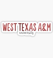 West Texas A&M University Sticker