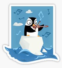 South Pole Musical Penguin Sticker