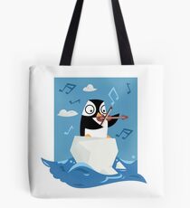 South Pole Musical Penguin Tote Bag
