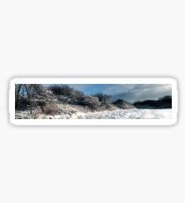 Snow scene Sticker