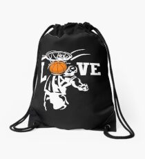 Love Basketball Drawstring Bag