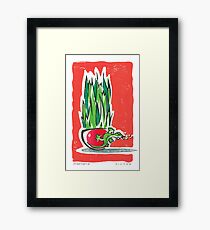 Fun Gecko Giving a Raspberry - Pthpthpht! Framed Print