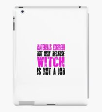 Materials Engineer Witch iPad Case/Skin