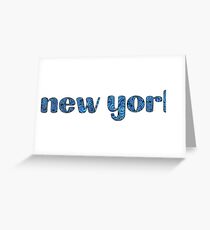 new york Greeting Card