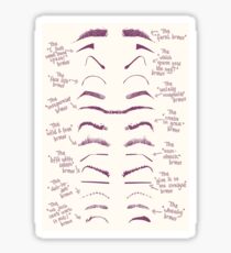 FunnyBrows Sticker