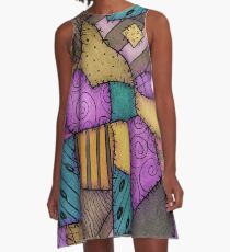 Patchwork Scraps A-Line Dress