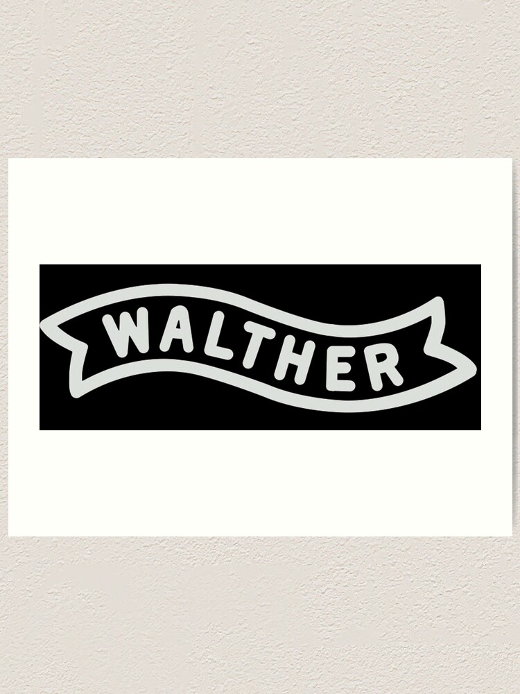 Walther Banner White Art Print By Tomthechosen1 Redbubble