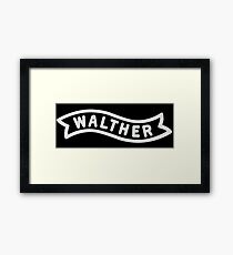 Walther Banner - White Framed Print