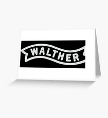 Walther Banner - White Greeting Card