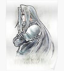 Sephiroth Artwork Final Fantasy VII Poster