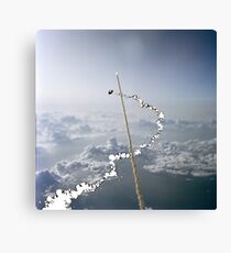 Spaceman Spiff races Space Shuttle Canvas Print