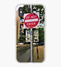 Do Not Enter - But Please Tag iPhone Case