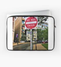 Do Not Enter - But Please Tag Laptop Sleeve