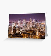 Montreal downtown Greeting Card