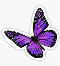 Purple butterfly Sticker