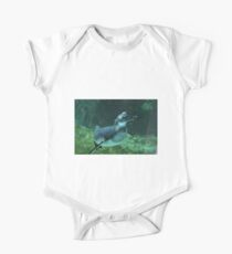 Swimming Penguin One Piece - Short Sleeve