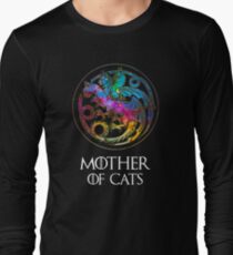 Camiseta de manga larga Logotipo de Aurora Mother Of Cats