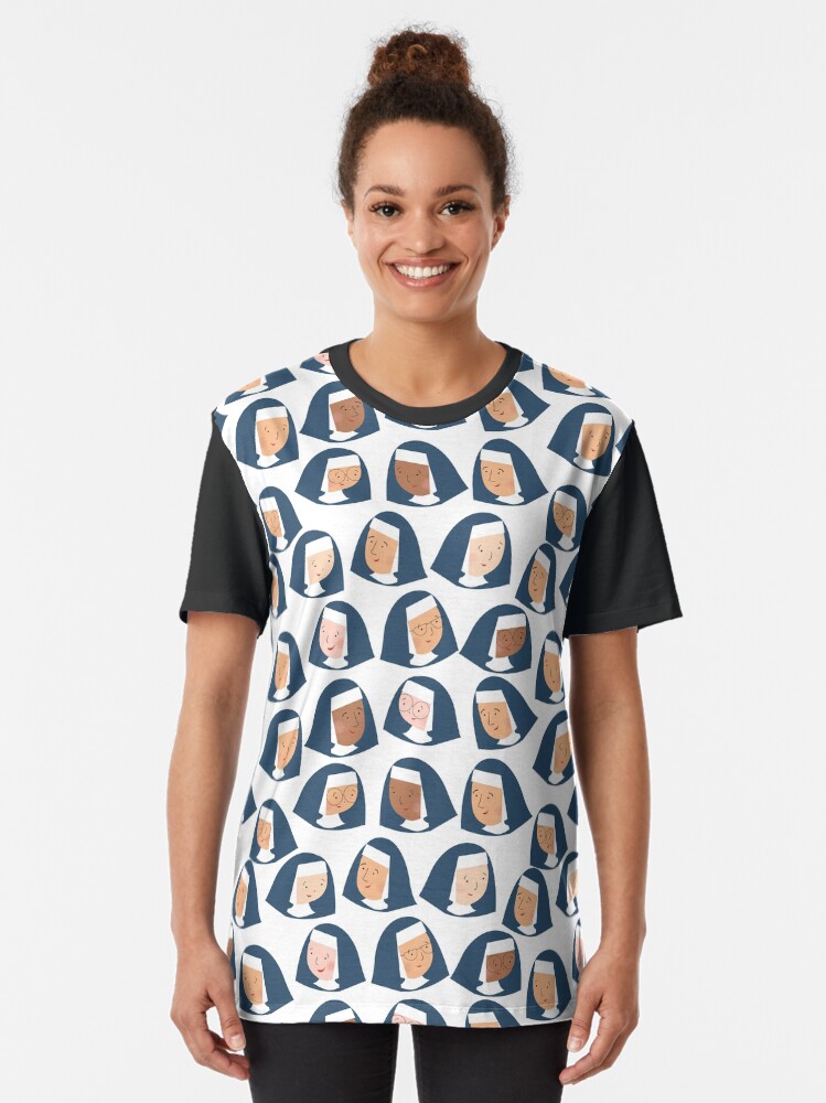 Alternate view of Sound of music nuns Graphic T-Shirt