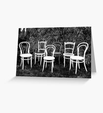 Black & White Bentwoods.... Greeting Card