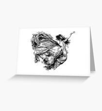 Floating Dancer Greeting Card