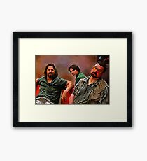 big lebowski dude Framed Print