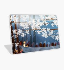Red Fox and Cherry Bloom | What I Know about White Socks Laptop Skin