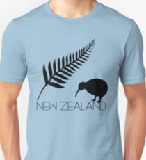 New Zealand Fern & Kiwi Unisex T-Shirt