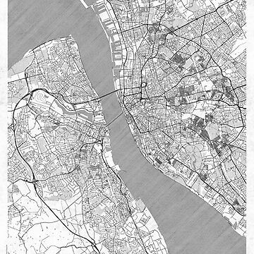 Artwork thumbnail, Liverpool Map Line by HubertRoguski