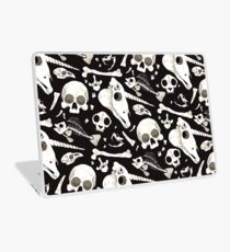 black Skulls and Bones - Wunderkammer Laptop Skin