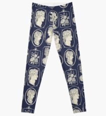 Cameos - blue Leggings