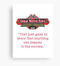 The Great Movie Ride Canvas Print