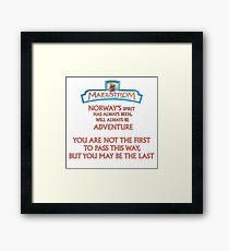 Maelstrom from Epcot Norway Framed Print