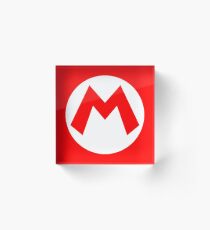 Super Mario Mario Icon Acrylic Block