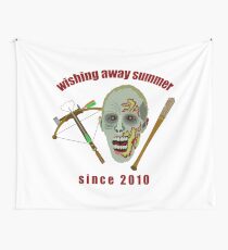 Zombie Wishing Away Summer Since 2010 Wall Tapestry