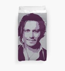 Dark sienna Johnny Depp Duvet Cover