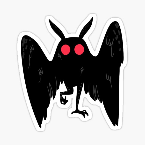 Mothman Stickers | Redbubble