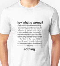 Jonas Brothers Unisex T-Shirt