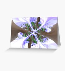 Foggy Dawn (Under The Trees) Greeting Card