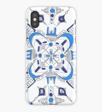 Blue Symmetry iPhone Case/Skin